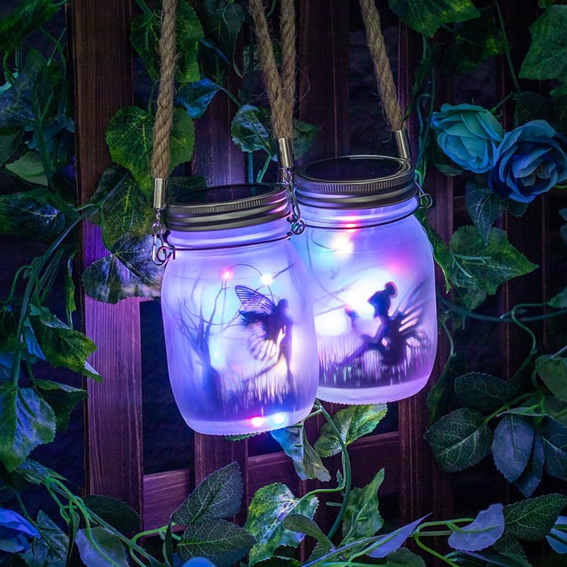 Colorful Fairy Glass Jar Light